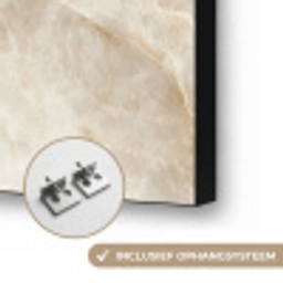 Lichtbeige - Onyx - Subtiel Textielframe zwart klein 947 -USP_ophangsysteemNL