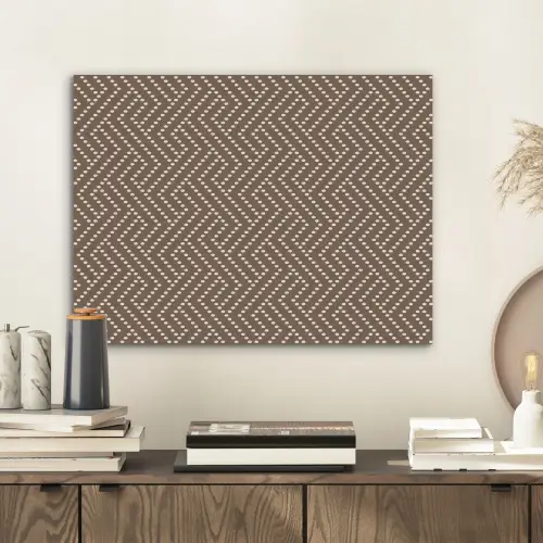 Stippen - Bruin - Beige - Patroon PET vilt klein 837 -sfeer1