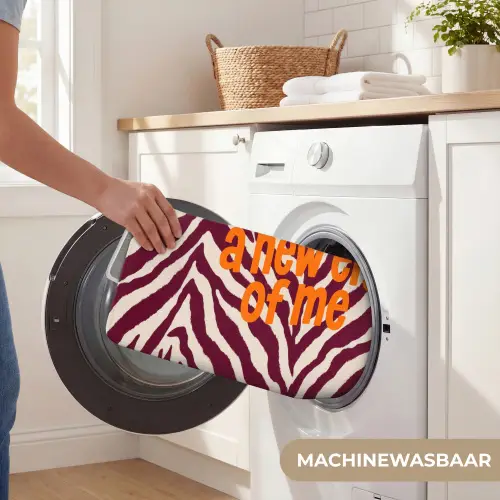 New era - Bordeaux - Zebraprint Badmat klein -USP_WasbaarNL