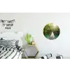 Jungle - Water - Brug - Natuur - Planten Wandcirkel aluminium klein -kinderkamer