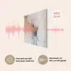 Abstract - Pastel kleuren - Goud - Modern - Aesthetic PET vilt klein -USP_NL