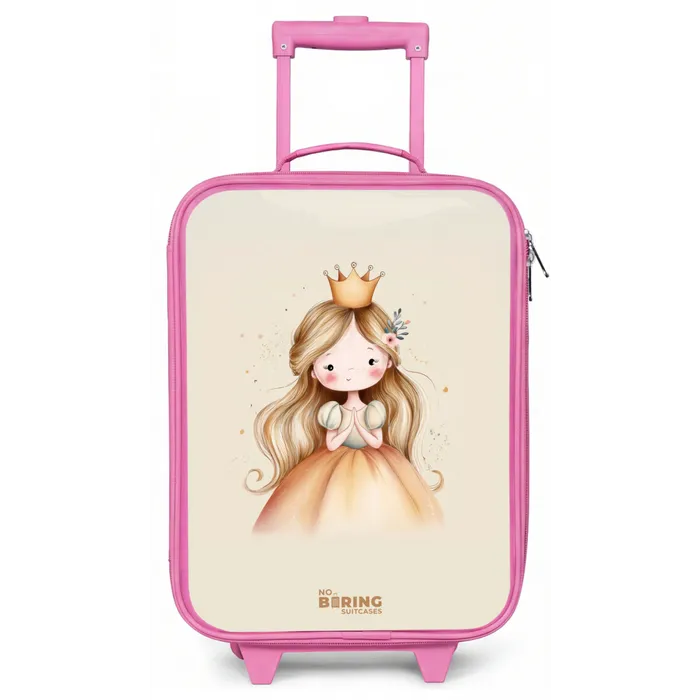 Prinses in gouden tinten Kinderkoffer - Roze klein -zz3dotto
