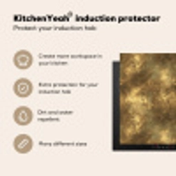 Antiek - Metaallook - Goud Inductie beschermer vinyl 3mm middel 274 -vsfeer2_ENG