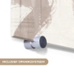 Moderne kunst - Beige - Abstract plexiglas 5mm klein -zzsysteem_NL