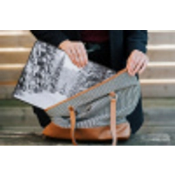 Bos - Winter - Sneeuw - Pad - Natuur laptophoes neopreen klein -tas