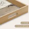 Wabi sabi - Plant - Beige Dienblad Rechthoek middel -USP_HandgreepFR
