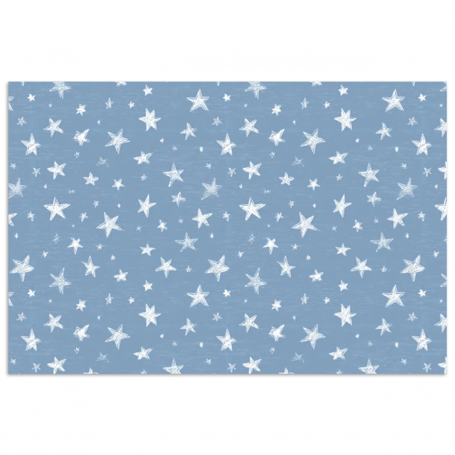 Sterretjes - Patroon - Blauw poster papier klein 62 -3d