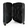 Gino grijsstaart Koffer - NBS - Handbagage middel -binnenkant