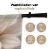 Bloem - Dahlia - Wit Wandkleed katoen klein -sfeer2