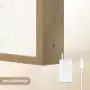 Gitaar - Graffiti - Muziek - Wit Light Box met batterij (Wandlamp) middel -USP_websiteoplaadbaarNL