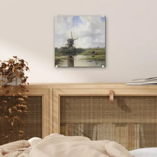 Molen - Willem Roelofs - Oude meesters - Kunst plexiglas 5mm klein -sfeer4
