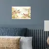 Takken - Bloemen - Vogeltjes - Roze poster papier klein -sfeer2