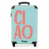 Quotes - Ciao aqua blauw NBS - Handbagage koffer - Kinderen Unisex middel -productfoto_recht