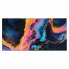 Modern - Marmer - Oranje Muismat XXL klein -3d_leeg
