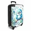 Boudewijn blauwvacht Koffer - NBS - Handbagage middel -productfoto_3d