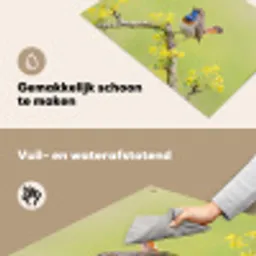 Vogel - Tak - Natuur - Kleurrijk Inductie beschemer met haakjes klein -ky-schoon-nl