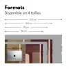 Vlakken - Abstract - Bordeaux - Lijnen Muismat XXL klein -zsfeer5_frans