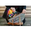 Vrouw - Gezicht - Verf - Kunstzinnig laptophoes neopreen klein -tas