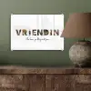 Vriendin - Lettercollage plexiglas 5mm klein -sfeer3