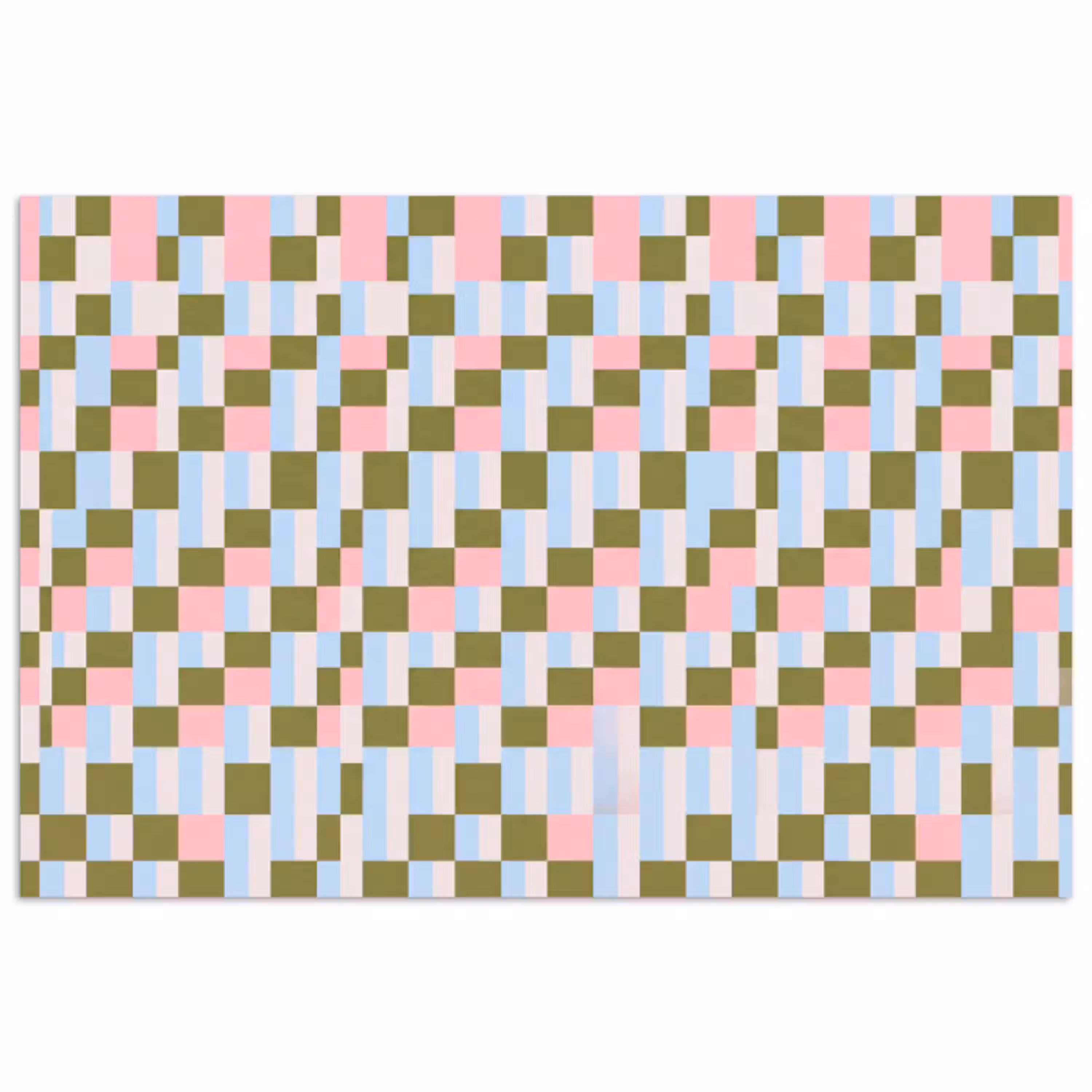 Patroon - Geometrisch - Abstract - Kleurrijk - Modern poster papier klein -3d