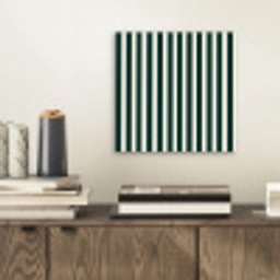 Strepen - Klassiek - Groen aluminium wit klein 46 -sfeer1