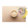 Koffie - Melkschuim - Lach - Beige Placemat vinyl groot -zzzproduct_Kitchenyeah-website