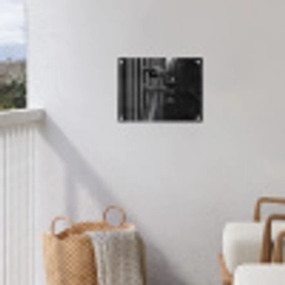 Wijnfles - Glas - Handen - Raam tuinposter los doek klein -sfeer8