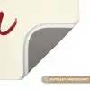 Ciao bella - Rood - Wit - Minimalistisch Badmat klein -USP_AntislipNL