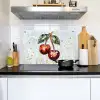 Kersen - Rood - Mozaïek - Blaadjes Inductie beschemer met haakjes klein -sfeer2