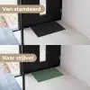 Geometrisch - Patroon - Groen Deurmat klein 898 -voor-na_NL