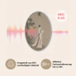 Vrouw - Azië - Kunst - Beige Akoestische PET Vilt - Rond klein -USP_DE