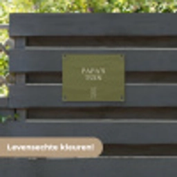 Papa's Tuin tuinposter los doek klein -sfeer3