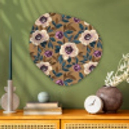 Floraal - Stilleven - Kleurrijk Wandcirkel Organisch Aluminium middel 851 -sfeer2
