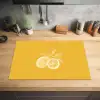 Citroenen - Illustratie - Minimalistisch - Geel Inductie beschermer vinyl 3mm klein -sfeer5