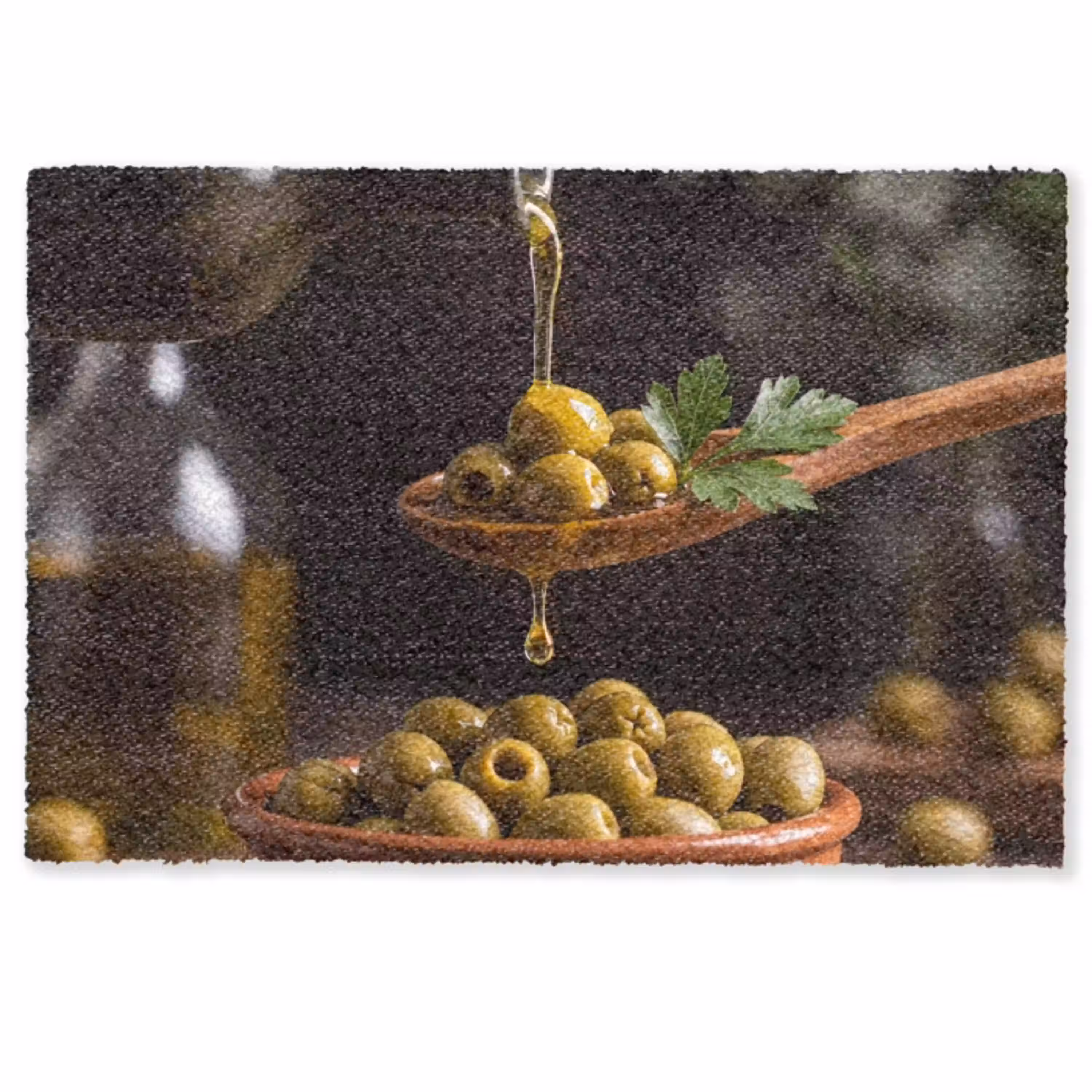 Olijven - Olijfolie - Eten Deurmat klein -zkaufland3d