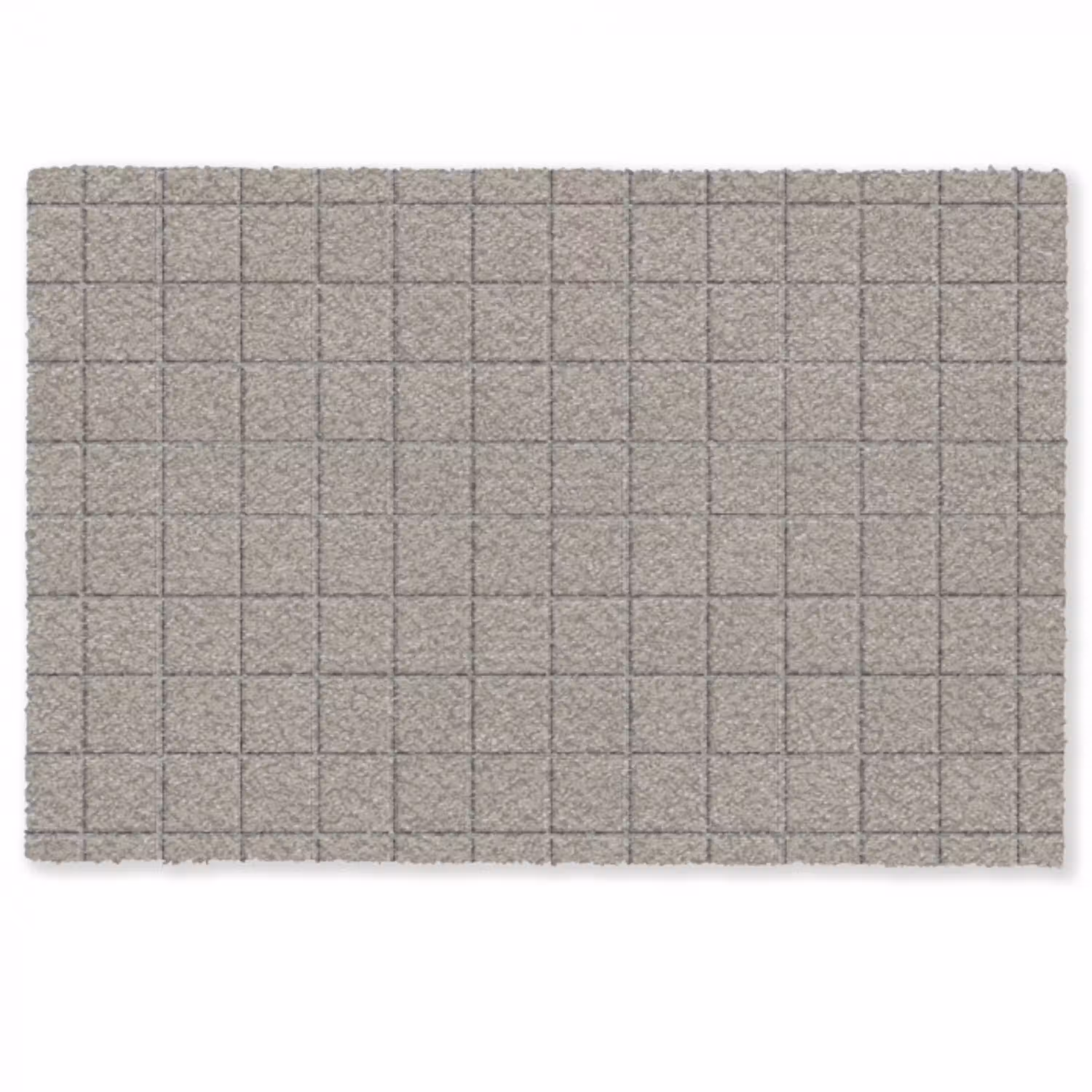 Tegel - Patroon Kiezel - Grijs Deurmat klein 898 -zkaufland3d