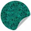 Vloeiend - Olie - Verf - Groen Wandcirkel behangsticker klein 186 -3d