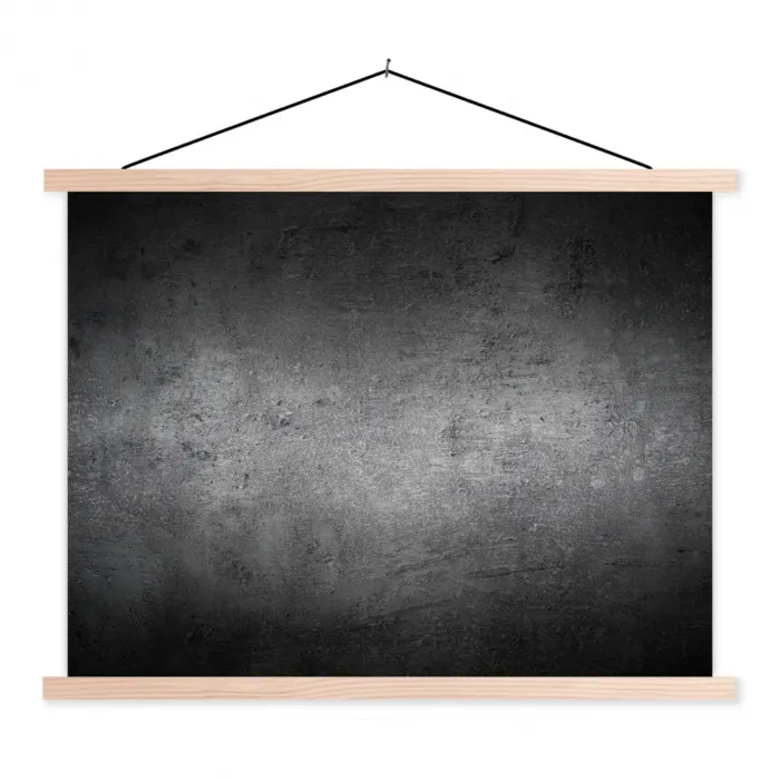 Beton - Grijs - Retro - Cement - Textuur textielposter latten blank klein -3d