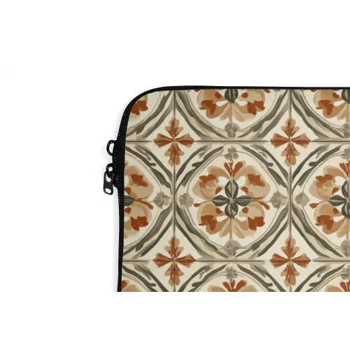 Elegant - Antiek - Kleurrijk laptophoes neopreen klein 279 -detail
