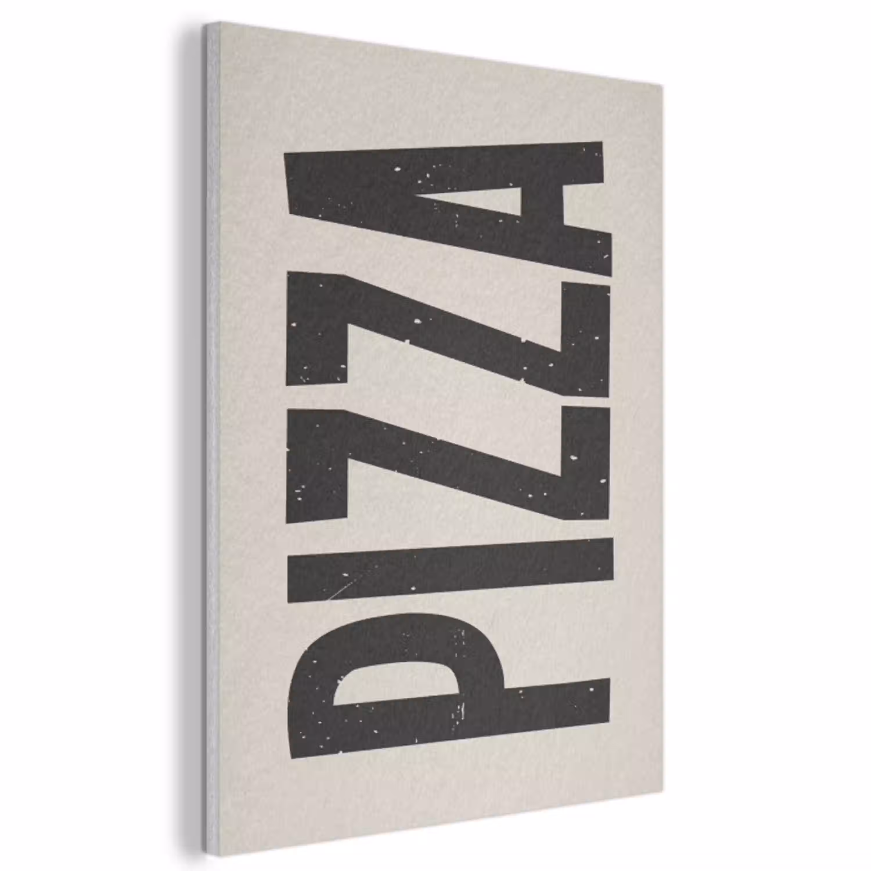 Pizza - Decoratie - Japandi - Vintage PET vilt klein -3d