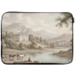 Landhuis - Rivier - Vee laptophoes neopreen klein -zkaufland3dotto