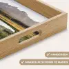 Berglandschap - Rivier - Bos Dienblad Rechthoek middel -USP_HandgreepNL