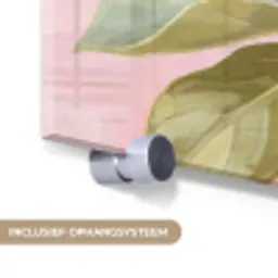 Magnolia's - Patroon - Roze plexiglas 5mm klein -zzsysteem_NL