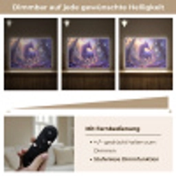 Eenhoorn - Paars - Sprookje - Fantasy dier Light Box met batterij (Wandlamp kind) middel -USP_dimbaarDE
