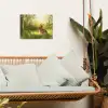 Konijn - Zonlicht - Bos tuinposter los doek klein -sfeer7