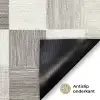 Patroon - Dambord - Houtnerf Deurmat klein 898 -antislip_NL