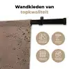 Voetstappen - Vloedlijn - Zee Wandkleed katoen klein -sfeer2