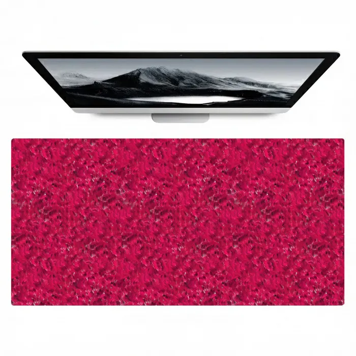 Vloeiend - Verf - Texturen - Rood Muismat XXL klein 681 -zzz3d
