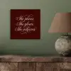 She plans she glows she achieves - Rood - Cursief aluminium wit klein -sfeer2