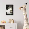 Rotsen - Zee - Boom - Groen fotolijst zwart zonder passe partout klein -usfeer4_kinderkamer